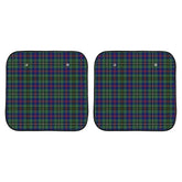 Wood Modern Tartan Car Sun Shade - 2 Pieces